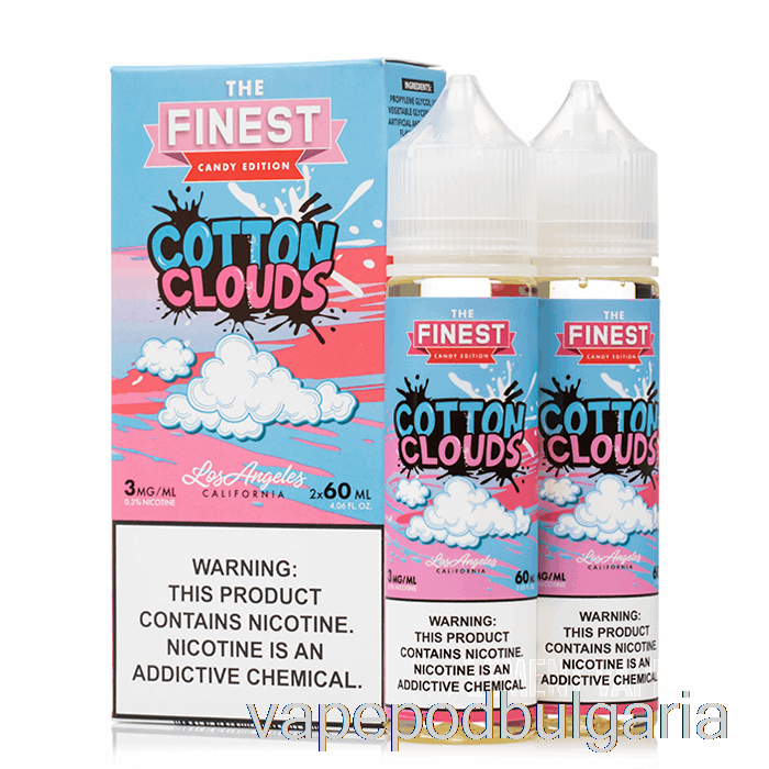 Vape Течности Cotton Clouds - The Finest Candy Edition - 120ml 0mg